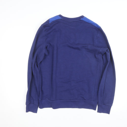 Umbro Men's Blue Crew Neck Pullover Sweatshirt Size M Sports Style