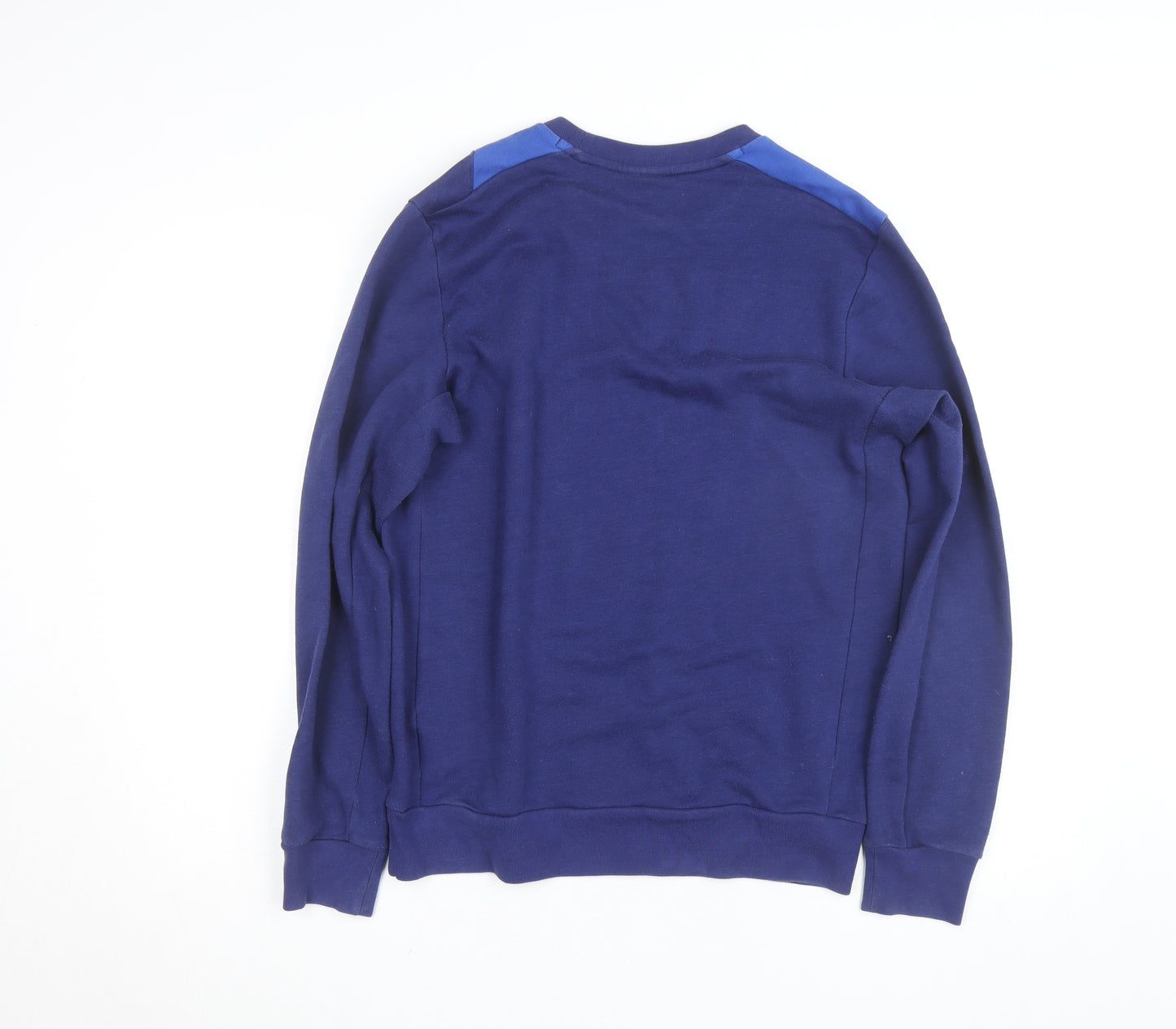 Umbro Men's Blue Crew Neck Pullover Sweatshirt Size M Sports Style