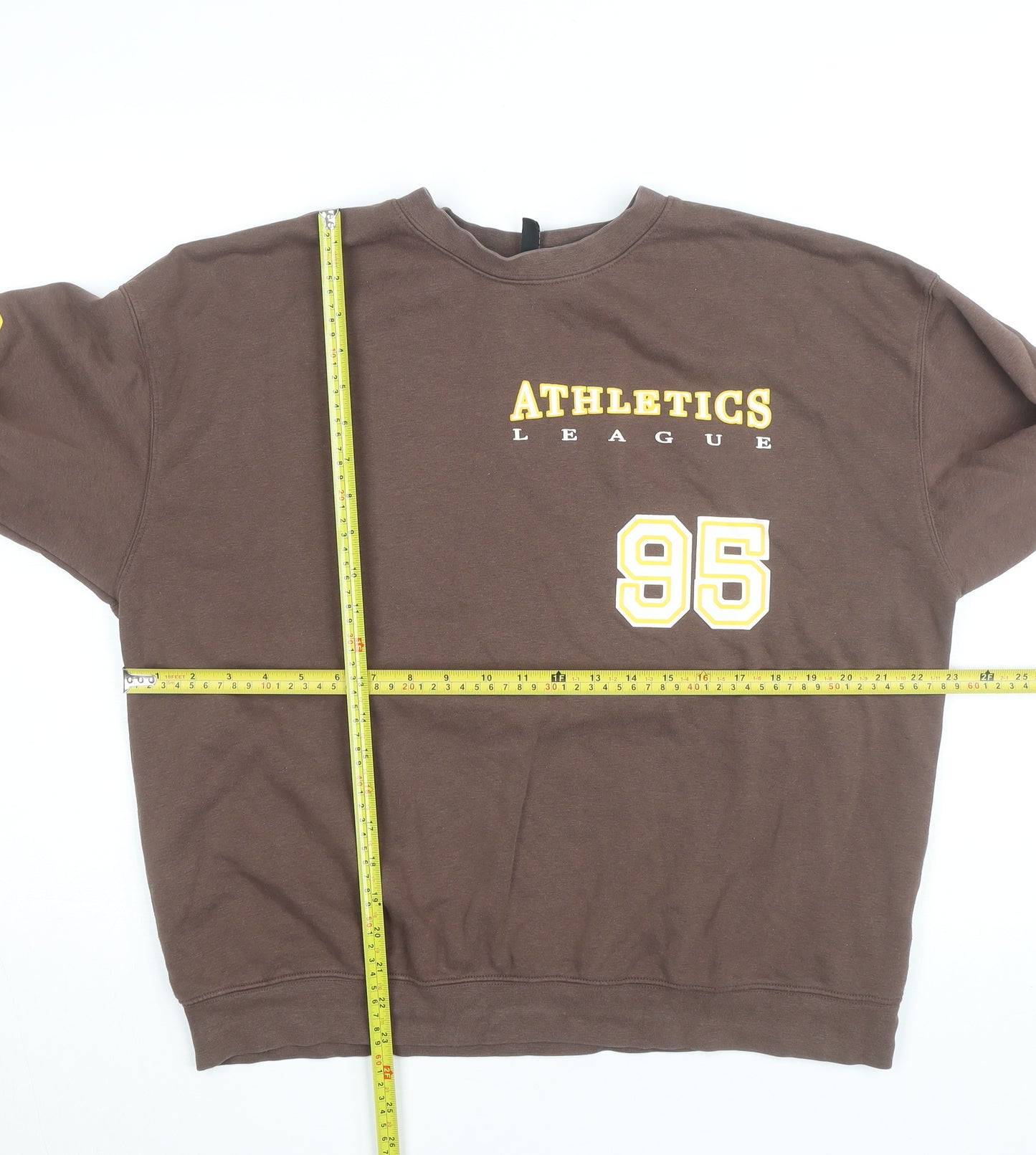 H&M Divided Women's Brown Athletics League Sweatshirt Size S