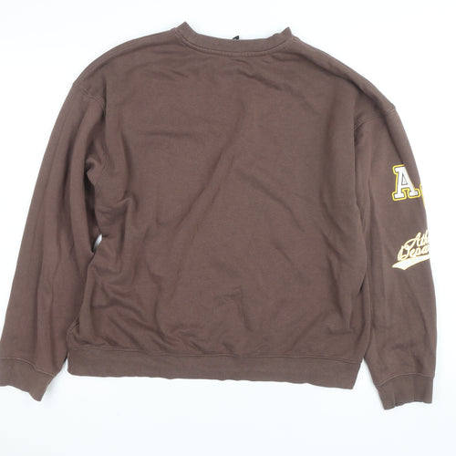 H&M Divided Women's Brown Athletics League Sweatshirt Size S