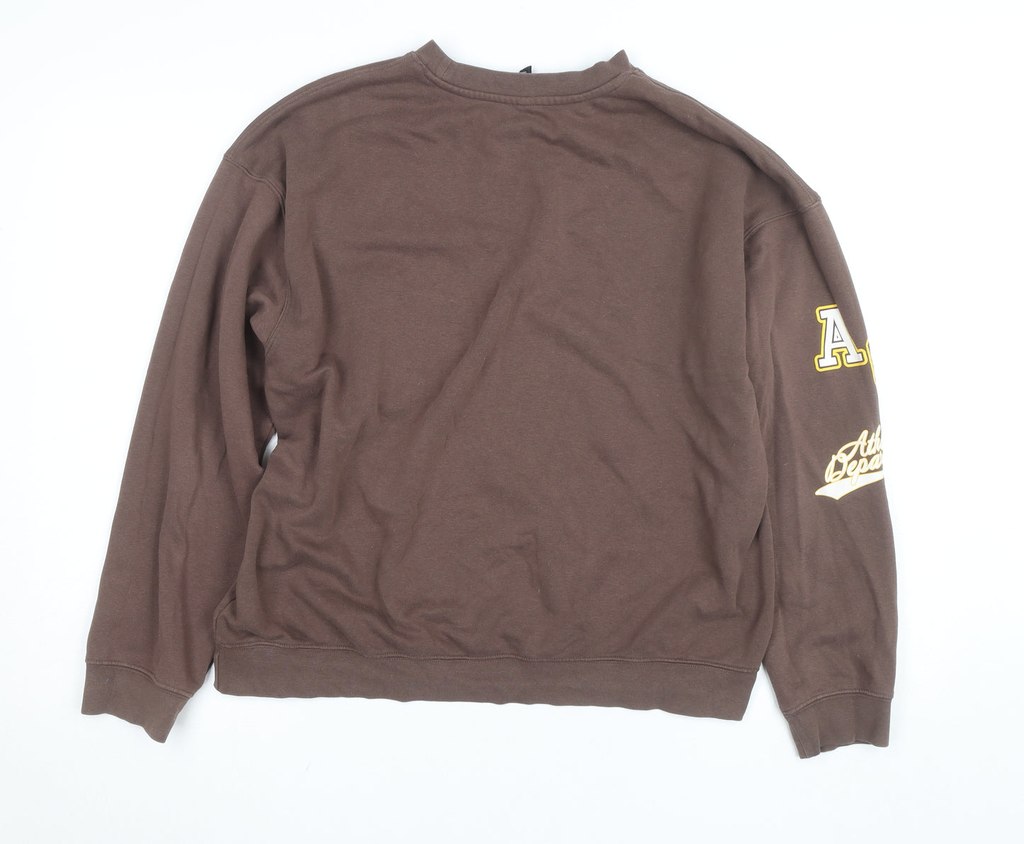 H&M Divided Women's Brown Athletics League Sweatshirt Size S