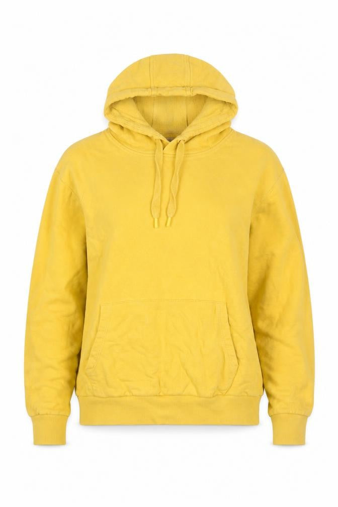 Mountain Warehouse Women Yellow Organic Cotton Pullover Hoodie Size 10