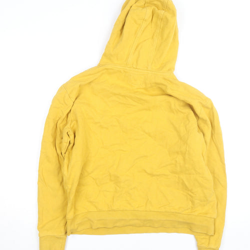 Mountain Warehouse Women Yellow Organic Cotton Pullover Hoodie Size 10