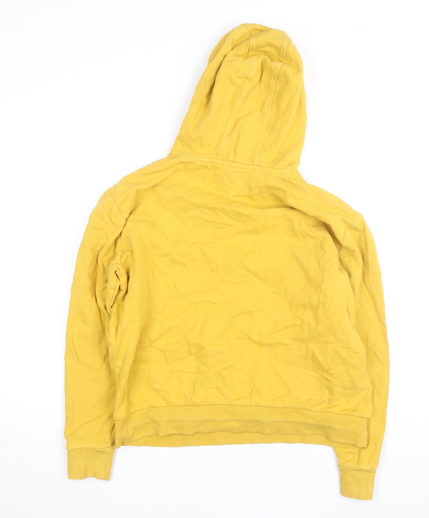 Mountain Warehouse Women Yellow Organic Cotton Pullover Hoodie Size 10