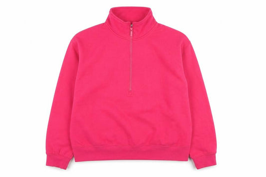Dunnes Stores Women Pink Half Zip Fleece Activewear Jacket Size 16