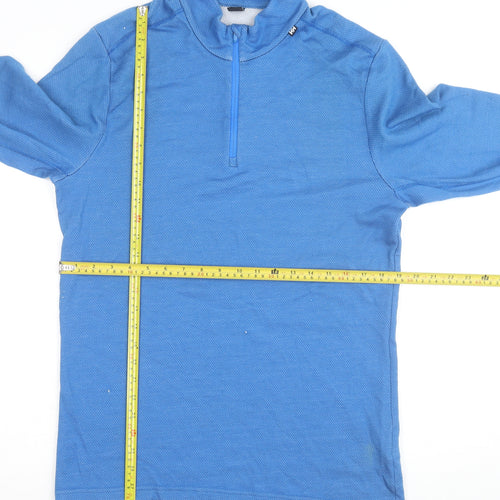 Helly Hansen Mens Blue XL 1/2 Zip Lightweight Activewear Jacket