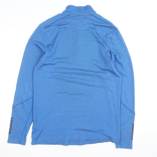 Helly Hansen Mens Blue XL 1/2 Zip Lightweight Activewear Jacket