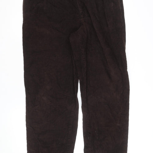 Eddie Bauer Men's Brown Corduroy Trousers 36x32 Regular Fit