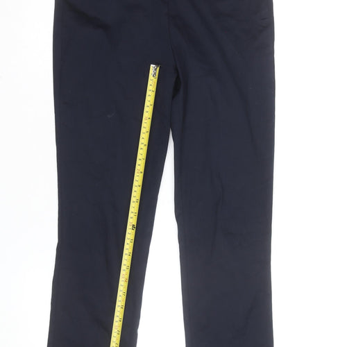 Savida Women’s Black Slim Twill Stretch Trousers Size 10