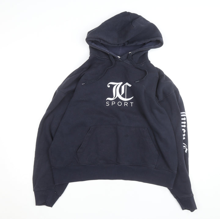 Juicy Couture Sport Women's Navy Pullover Hoodie Size L
