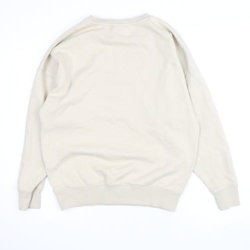 Harry Potter Women Beige Mandrake Print Pullover Sweatshirt Size S 8-10