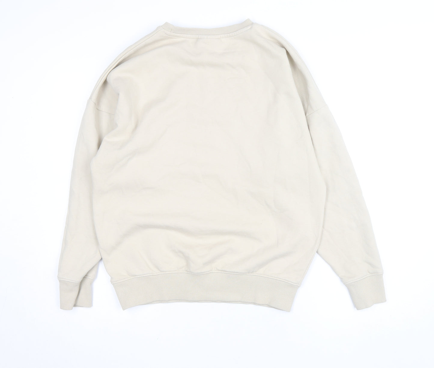 Harry Potter Women Beige Mandrake Print Pullover Sweatshirt Size S 8-10