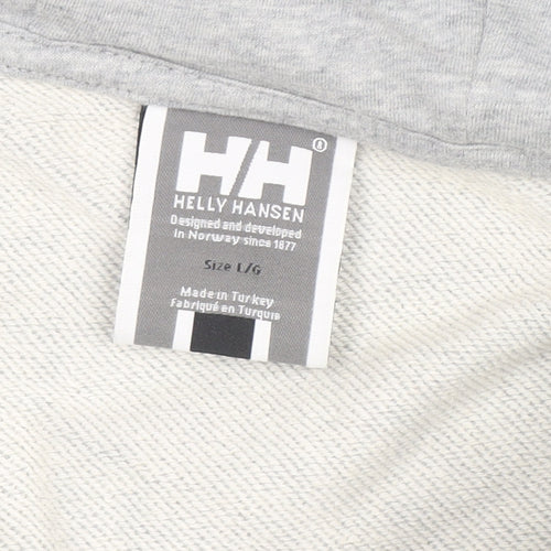 Helly Hansen Men's Grey Full Zip Hoodie L Regular Fit