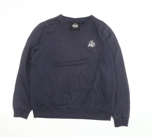 Kings Will Dream Men's Blue L Pullover Sweatshirt Logo Crew Neck
