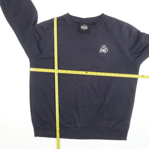 Kings Will Dream Men's Blue L Pullover Sweatshirt Logo Crew Neck