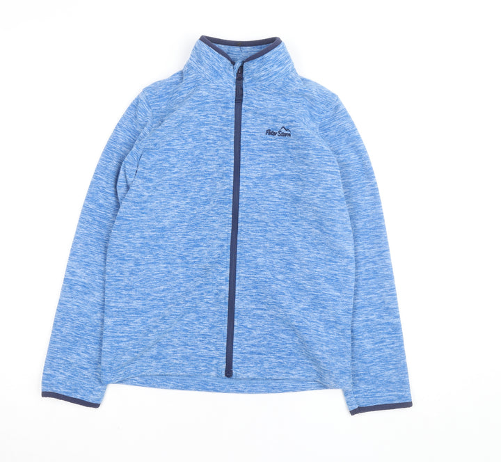 Peter Storm Boys Blue Fleece Full Zip Jacket 11-12 Years Hiking Outdoor