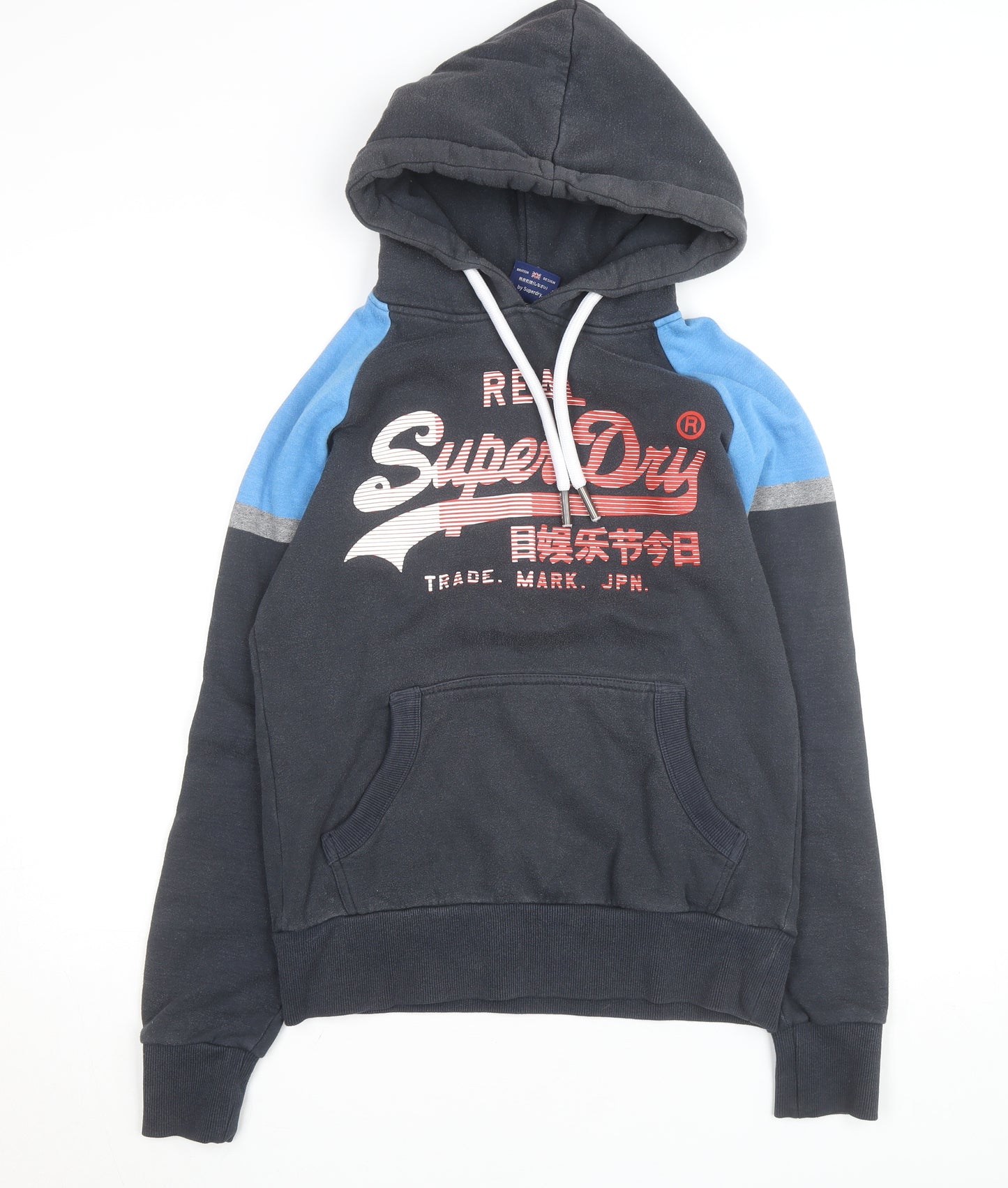 Superdry Men's Black XS Pullover Hoodie with Graphic Print