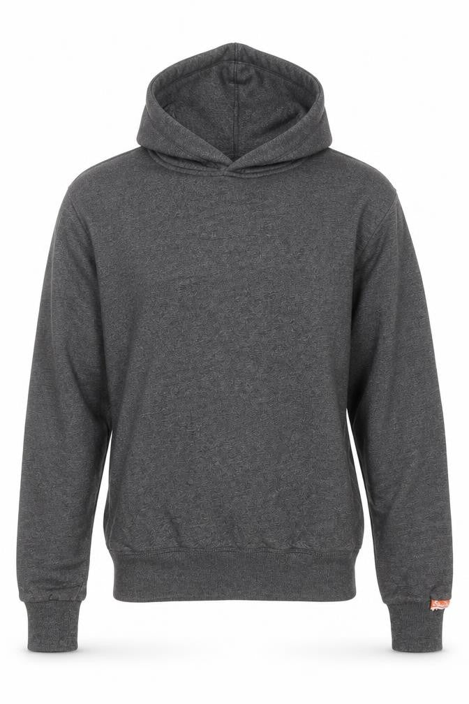 Front view of Levi's Men's Grey Pullover Hoodie Small Classic Logo