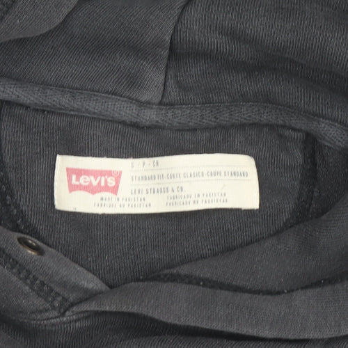 Levi's Men's Grey Pullover Hoodie Small Classic Logo