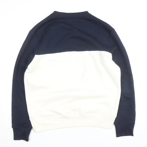 Ben Sherman Men's Blue Colour Block Crew Neck Sweatshirt L