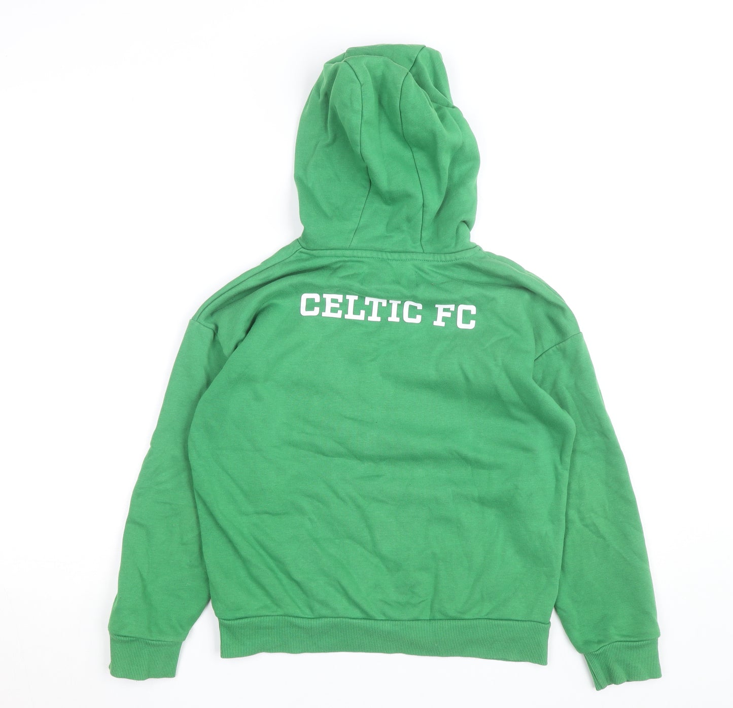 Celtic FC Boys Green Pullover Hoodie 10-11 Years Football Fleece Sweatshirt