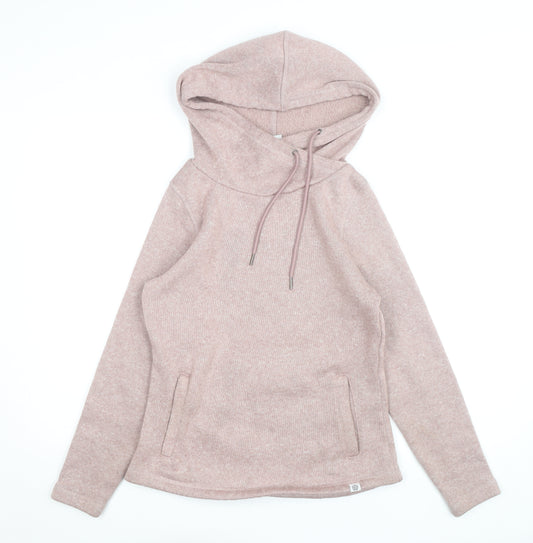 TOG24 Womens Pink Long Sleeve Pullover Hoodie Size 8
