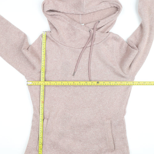 TOG24 Womens Pink Long Sleeve Pullover Hoodie Size 8