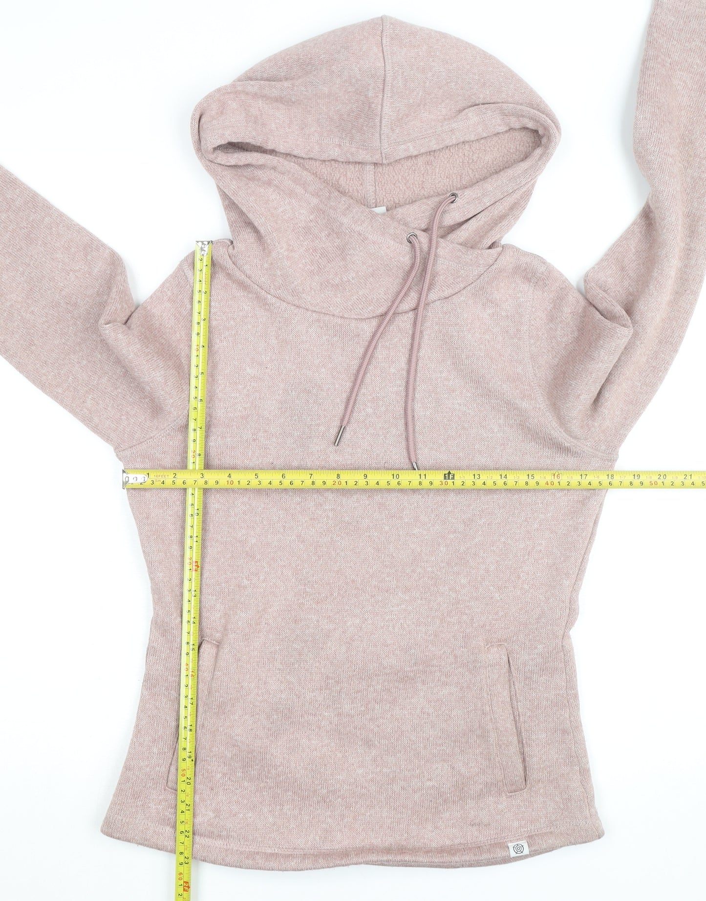 TOG24 Womens Pink Long Sleeve Pullover Hoodie Size 8