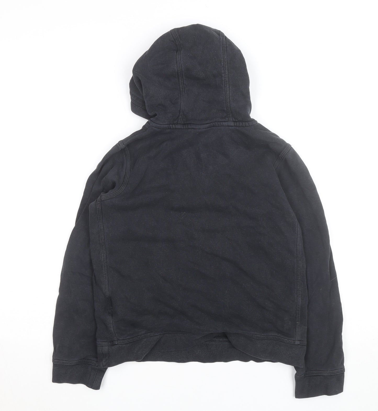 Nike Boys Black Pullover Hoodie M 10-11 Years Fleece Hooded Sweatshirt