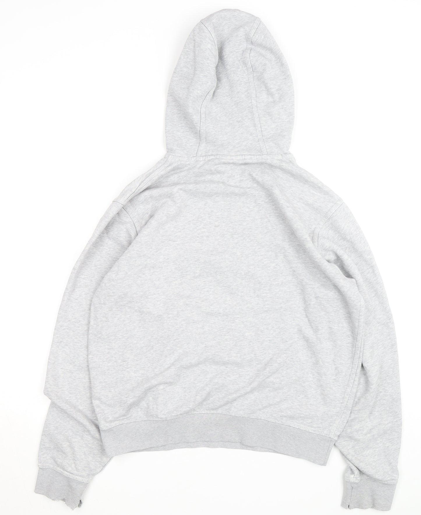 Nike Men's Grey Pullover Hoodie Size M Fleece Regular Fit