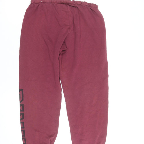 PINK Victoria’s Secret Women’s Red Jogger Sweatpants Size S