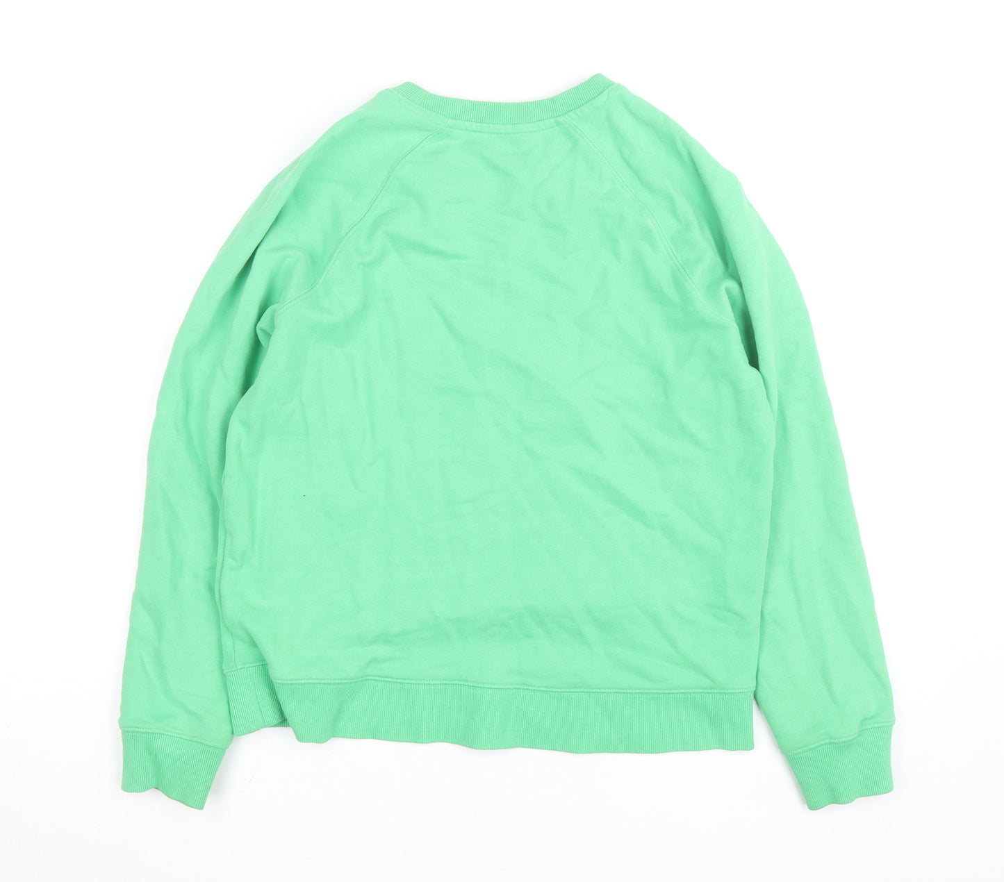 Marks and Spencer Women's Green Manhattan Graphic Sweatshirt Small