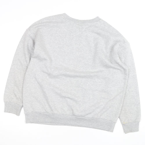Pink Panther Women's Grey Pullover Sweatshirt Size L Save the Planet