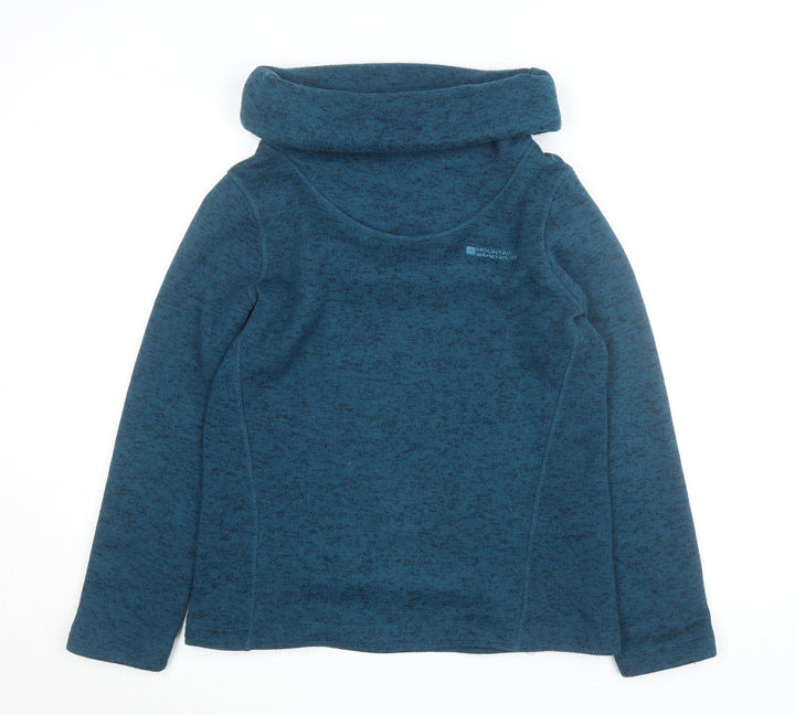 Mountain Warehouse Blue Fleece Pullover Jacket Unisex Adults S