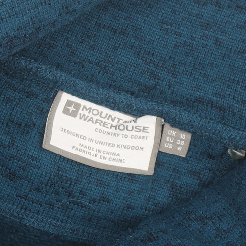 Mountain Warehouse Blue Fleece Pullover Jacket Unisex Adults S