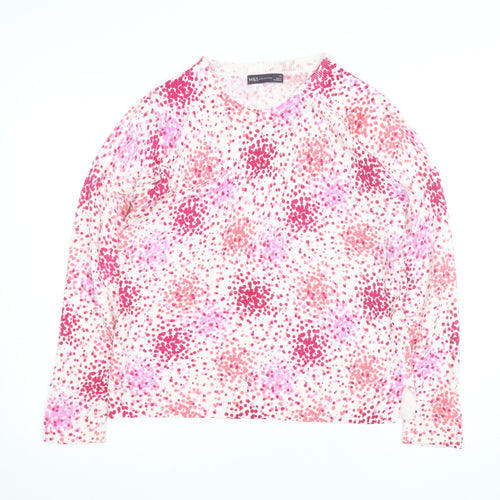 Marks and Spencer Women’s Multicoloured Floral Acrylic Jumper Size 14