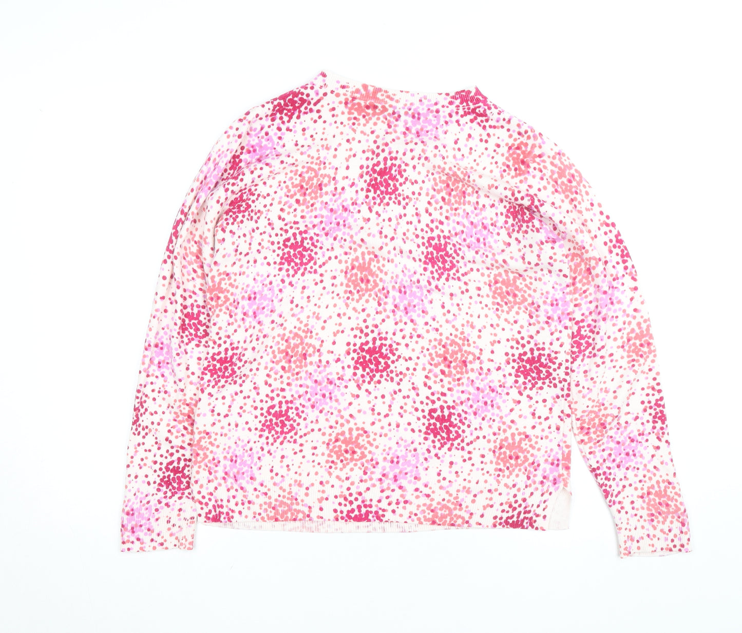 Marks and Spencer Women’s Multicoloured Floral Acrylic Jumper Size 14