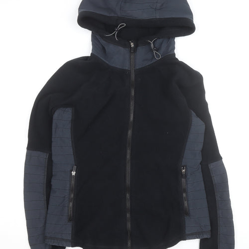Abercrombie & Fitch Women’s Black Fleece Hooded Active Jacket Medium