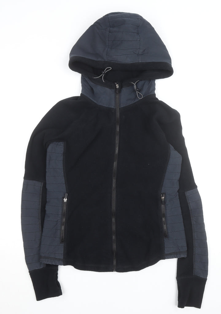 Abercrombie & Fitch Women’s Black Fleece Hooded Active Jacket Medium