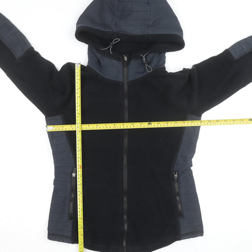 Abercrombie & Fitch Women’s Black Fleece Hooded Active Jacket Medium