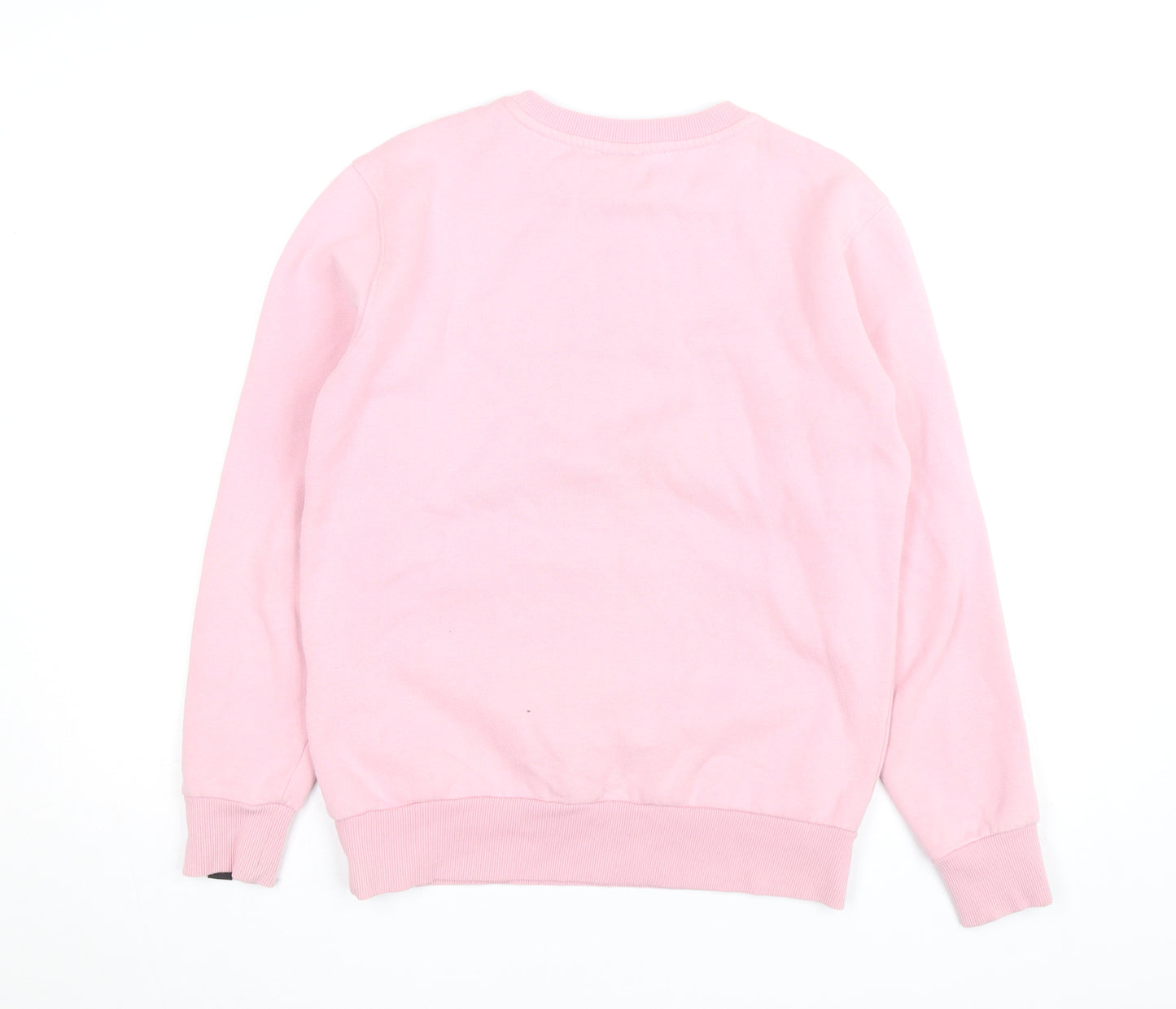 Ellesse Women's Pink Crew Neck Sweatshirt UK S Casual Logo Fleece