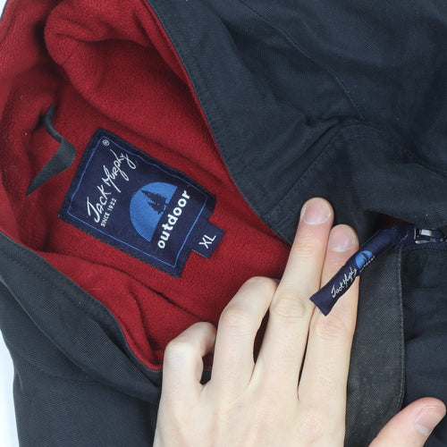 Jack Murphy Men's Black XL Waterproof Outdoor Parka Jacket