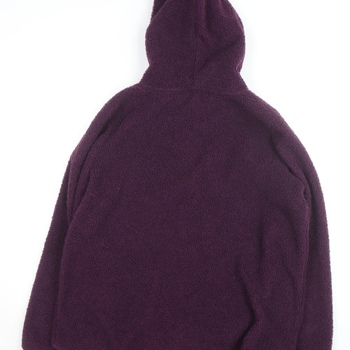 St. Bernard for Dunnes Stores Women's Purple Fleece Hooded Jacket Size 16
