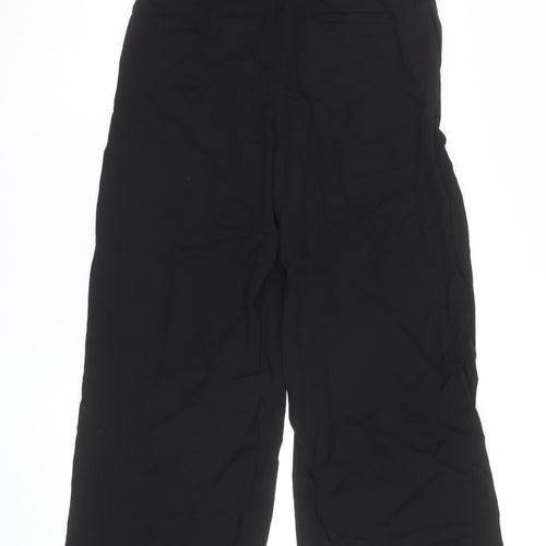 ASOS Women’s Black High Waist Wide-Leg Crepe Culottes Size 10