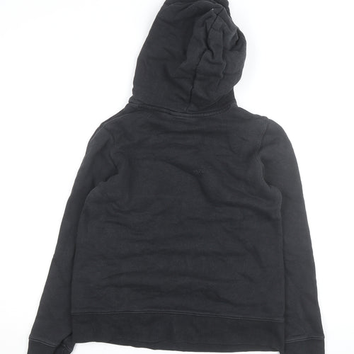 Adidas Women's Black XS Trefoil Pullover Hoodie Cotton Blend