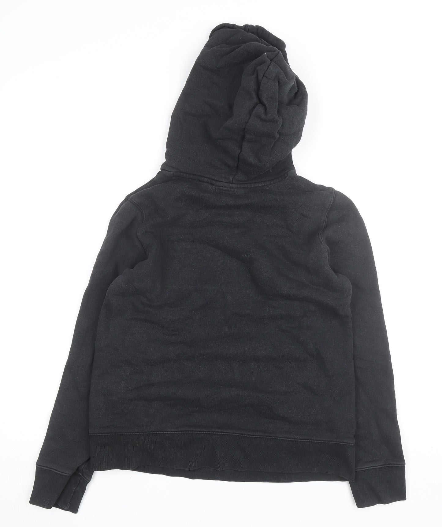 Adidas Women's Black XS Trefoil Pullover Hoodie Cotton Blend