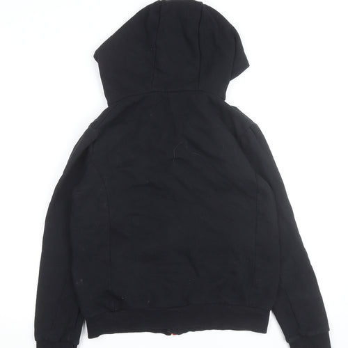 Sundried Womens Black Full Zip Hoodie M Cotton Blend Sportswear