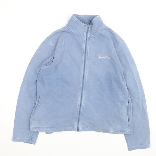 Weird Fish Women’s Blue Cotton Full Zip Jacket Size M