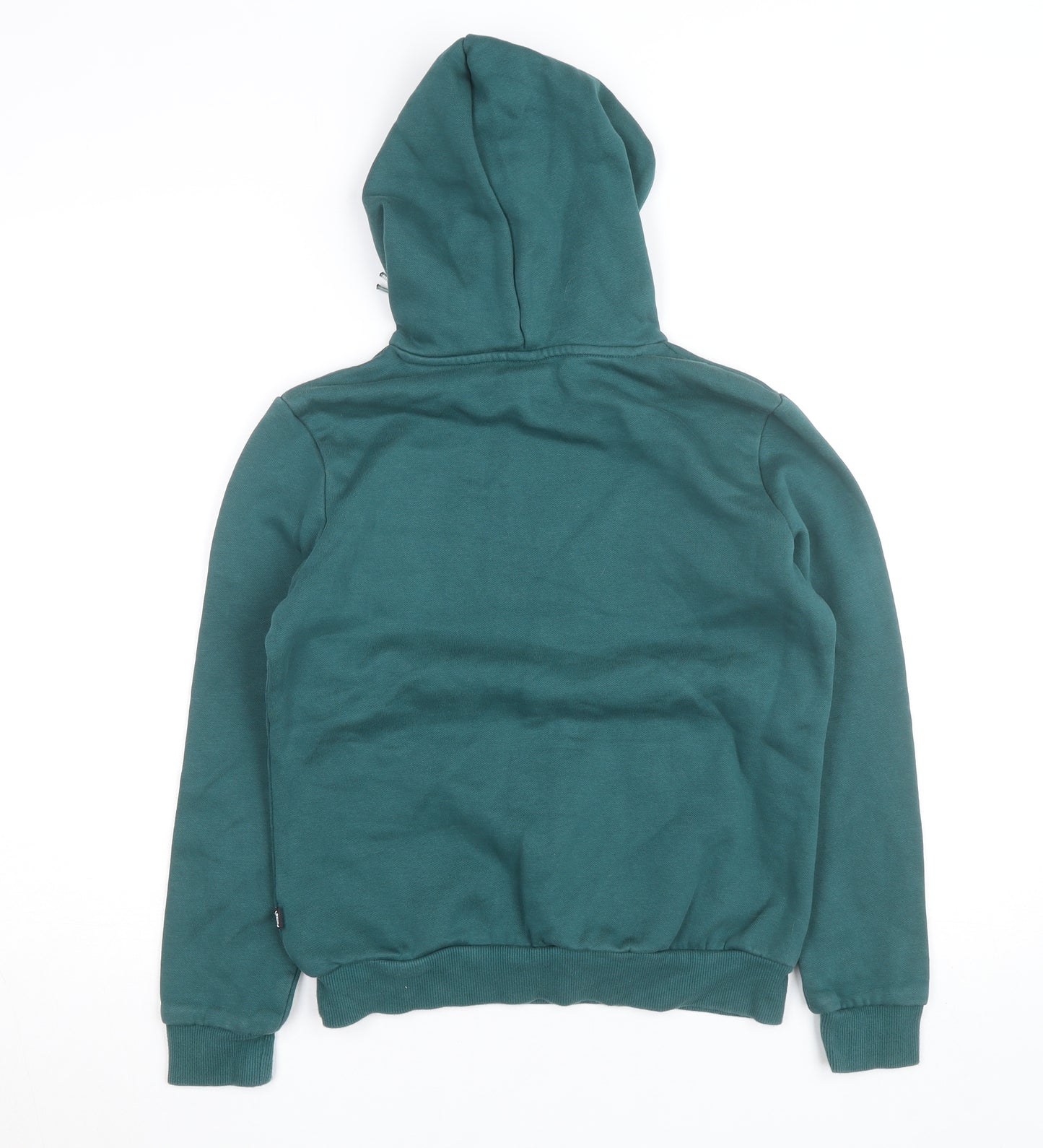 Puma Men's Green Pullover Hoodie S Regular Fit Fleece Sweatshirt