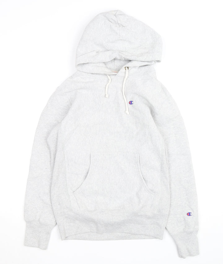 Champion Men's Grey Reverse Weave Pullover Hoodie Size M